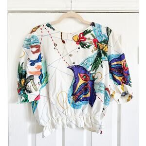 STELLA JEAN CAMICIA MULTI COLOR BLOUSE